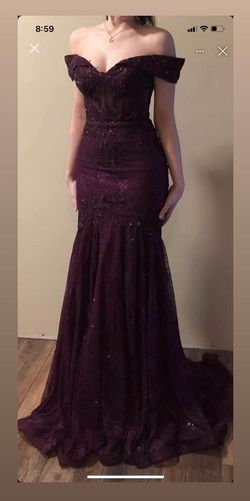 Jovani Purple Size 00 50 Off Sequin Mermaid Dress on Queenly
