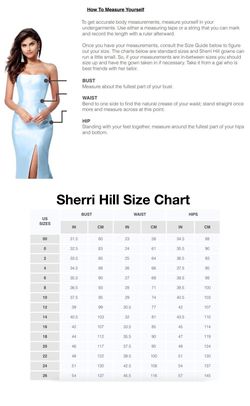 Sherri Hill Gold Size 6 Side slit Dress on Queenly