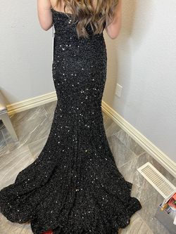 Jovani Black Size 4 Homecoming Pageant Straight Dress on Queenly
