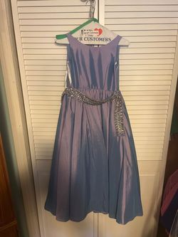 Tiffany Designs Purple Size 8 Floor Length Girls Size Prom Ball gown on Queenly