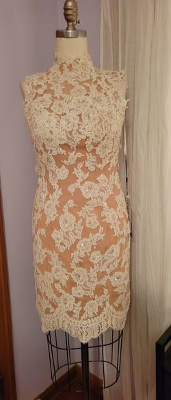 Sherri Hill Nude Size 4 70 Off Summer Cocktail Dress on Queenly