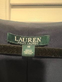 Ralph Lauren Blue Size 16 Plus Size Floor Length Straight Dress on Queenly