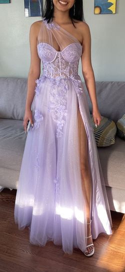 Purple Size 2 Ball gown on Queenly