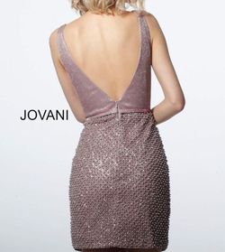 Jovani Pink Size 0 Summer Midi Cocktail Dress on Queenly