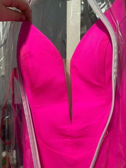 Clarisse Pink Size 6 Prom Medium Height Side slit Dress on Queenly