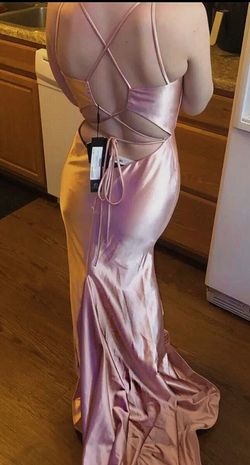 Andrea & Leo Couture Pink Size 2 Prom Floor Length Ball gown on Queenly
