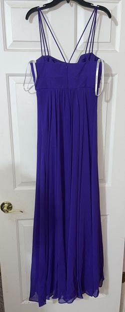 David's Bridal Purple Size 2 70 Off 50 Off Floor Length Straight Dress on Queenly