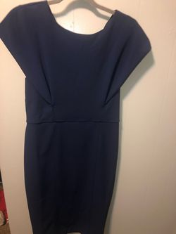 Express Blue Size 8 50 Off Cap Sleeve Cocktail Dress on Queenly