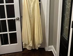 Sherri Hill Yellow Size 12 Corset Plus Size Prom Ball gown on Queenly