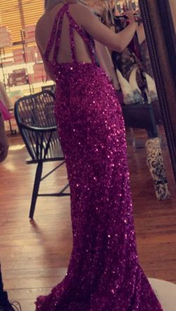 Sherri Hill Pink Size 2 Black Tie Pageant Side slit Dress on Queenly