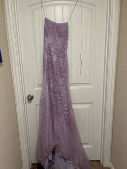 Purple Size 2 Mermaid Dress on Queenly