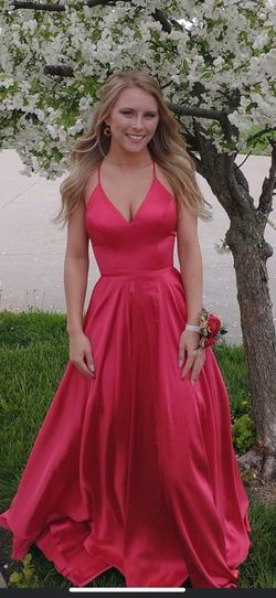 Sherri Hill Red Size 00 Black Tie Floor Length A-line Dress on Queenly