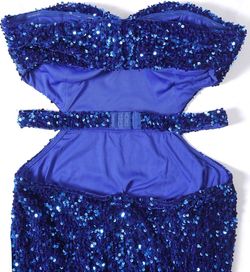 Blue Size 6 Side slit Dress on Queenly