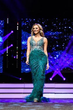 Jovani  Green Size 0 50 Off Black Tie Floor Length Mermaid Dress on Queenly