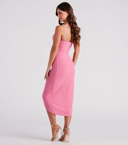 Style 05103-4780 Windsor Pink Size 0 Party Summer Homecoming Tall Height Cocktail Dress on Queenly