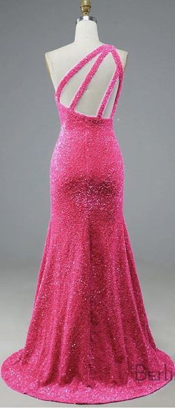 Sherri Hill Pink Size 0 Asymmetrical Prom Side slit Dress on Queenly