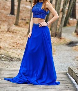 Blue Size 0 Mermaid Dress on Queenly