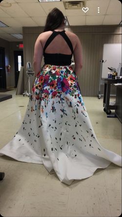 Multicolor Size 14 Ball gown on Queenly