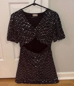 Altard state Black Size 4 50 Off A-line Dress on Queenly
