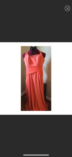 David's Bridal Pink Size 4 Military A-line Dress on Queenly