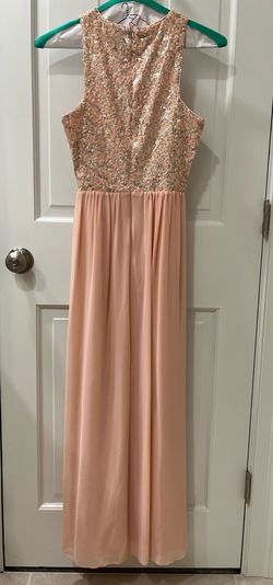 Badgley Mischka Pink Size 2 Floor Length Pageant Straight Dress on Queenly