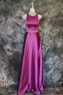 Style 1947 Ritzee Purple Size 6 Black Tie Military A-line Dress on Queenly