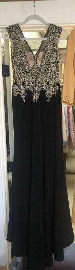 Sherri Hill Black Tie Size 2 Floor Length Straight Dress on Queenly