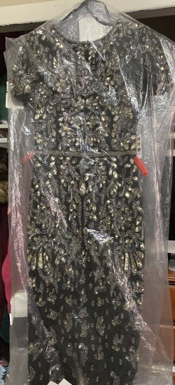 Mac Duggal Black Tie Size 10 A-line Dress on Queenly