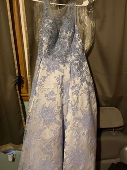 Blue Size 16 Ball gown on Queenly