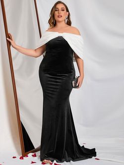 Style FSWD0483P Faeriesty Black Size 20 Floor Length Prom Straight Dress on Queenly