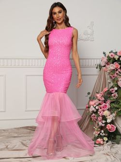 Style FSWD0836 Faeriesty Pink Size 0 Floor Length Wedding Guest Polyester Straight Dress on Queenly