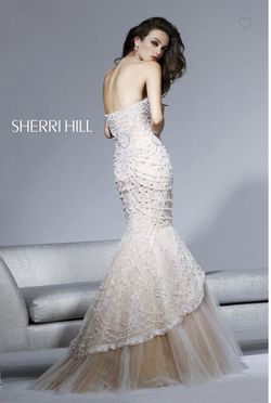 Sherri Hill Nude Size 4 50 Off Mermaid Dress on Queenly