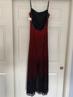 JMDC Black Size 4 Floor Length 50 Off Straight Dress on Queenly