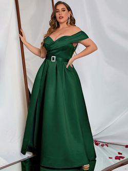 Style FSWD0195P Faeriesty Green Size 28 Prom Polyester Tall Height Ball gown on Queenly