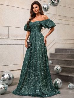 Style FSWD0494 Faeriesty Green Size 4 A-line Dress on Queenly