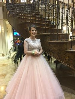 Sherri Hill Pink Size 6 Floor Length Ball gown on Queenly