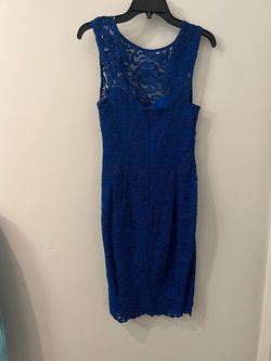 Xscape Blue Size 8 Wedding Guest Appearance Cocktail Dress on Queenly