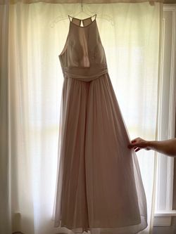 After Six Nude Size 6 Medium Height Military Straight Dress on Queenly