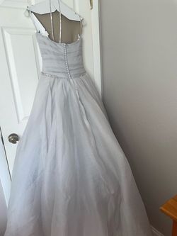 Vera Wang Gray Size 0 Quinceañera Quinceanera Ball gown on Queenly
