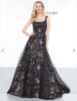 Colors Black Size 8 Corset Ball gown on Queenly