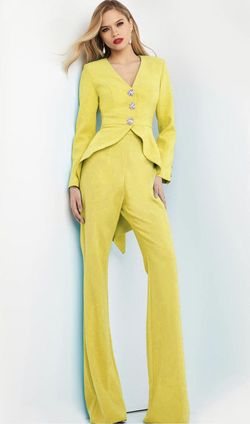 Jovani Yellow Size 2 50 Off Jumpsuit Dress on Queenly