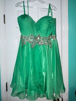 Angela & Alison Green Size 20 Floor Length A-line Dress on Queenly