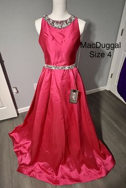 Mac Duggal Pink Size 4 Black Tie Ball gown on Queenly