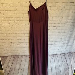 Diane Von Furstenberg Purple Size 4 Floor Length Straight Dress on Queenly