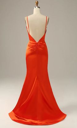 Orange Size 2 Mermaid Dress on Queenly