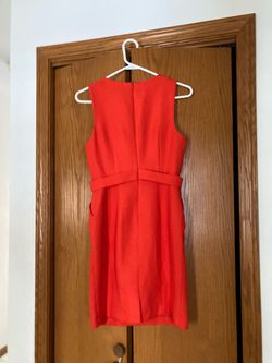 Maeve Red Size 4 Euphoria Black Tie Mini Side slit Dress on Queenly