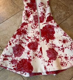 Keepsake Red Size 0 Wedding Guest Pageant A-line Dress on Queenly