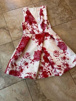 Keepsake Red Size 0 Wedding Guest Pageant A-line Dress on Queenly