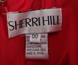 Sherri Hill Red Size 00 Floor Length Pageant Straight Dress on Queenly