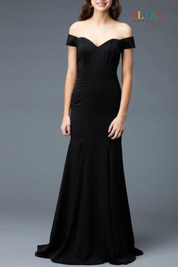 Style 1768 Colors Black Tie Size 2 Flare Military Floor Length Straight Dress on Queenly